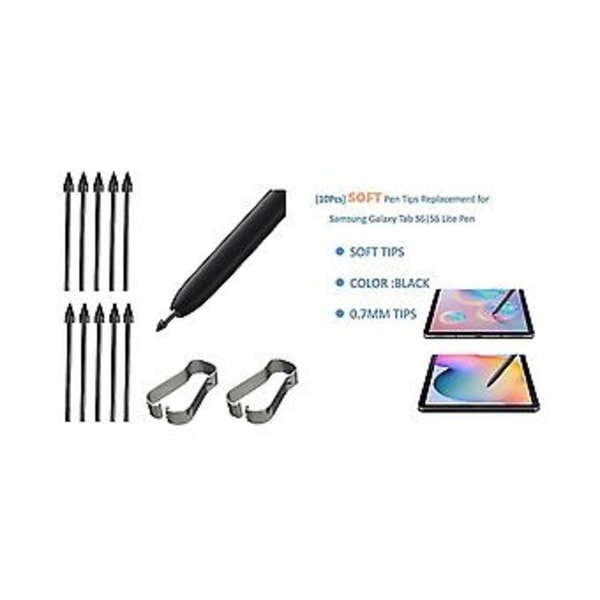Stylus Nib S6 Nib S7 N10 Utskiftbar S22 Nib N20 10 S + 2 Klips