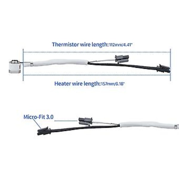 Hotend Värmeblock Kit 300C Högtemperaturtåligt Värmeblock