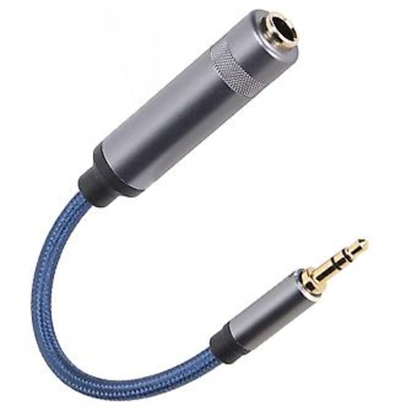3,5 mm:n uros - 6,35 mm:n naaras audiokaapeli, stereo audiokaapeli mikrofonille, kaiuttimelle, kannettavalle tietokoneelle ja kuulokkeille