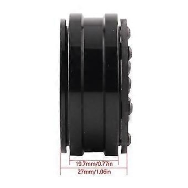 4 st Kolfiber 1,9 tum Beadlock Fälgar Hjulnav för 1/10 RC Crawler Bil Axial SCX10 TRX4 F