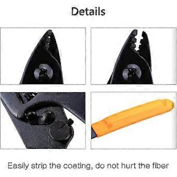 Cfs-3 Tre Port Hull Fiberoptisk Coating Fiber Strippeklemmer For Pxcl