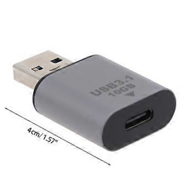 10 Gbps USB 3.0 Adapter Hane till Hona Typ C Konverterare Portabel USB-C Data Synkroniserings Förlängningsadapter för Laptop Surfplatta