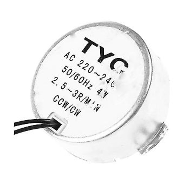 Tyc50 AC Synkronmotor 3rpm 4w 8kgf.cm Vridmoment Ccw/cw
