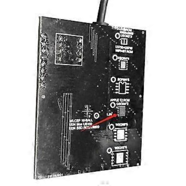 T2 Chip Læse og Skrive Bios Socket til Air T2 Ssd Rom Typec Rom Holder