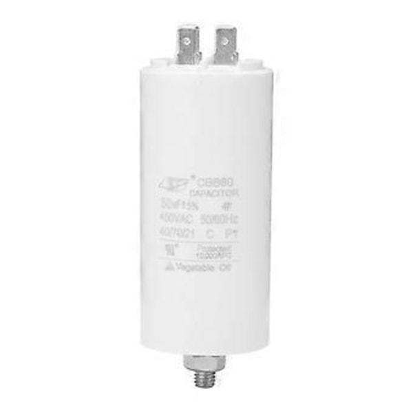 CBB60 450V 50uf Motor Startkondensator med Skruemøtrik til Vaskemaskine