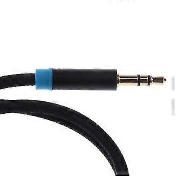 3,5 mm han til hun lydkabel hovedtelefon forlængerledning sort 0,5 m