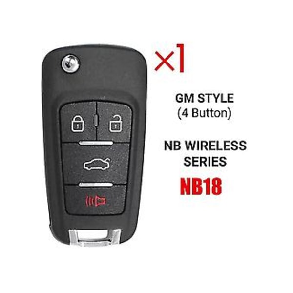 För Keydiy Nb18 Fjärrkontroll Bilnyckel 4 Knappar För Kd900/-x2 Mini/ -max För