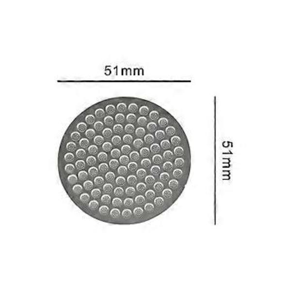 Återanvändbar Kaffepuck Screen Kaffemaskin Filter Mesh Kaffebryggare Filter 51mm