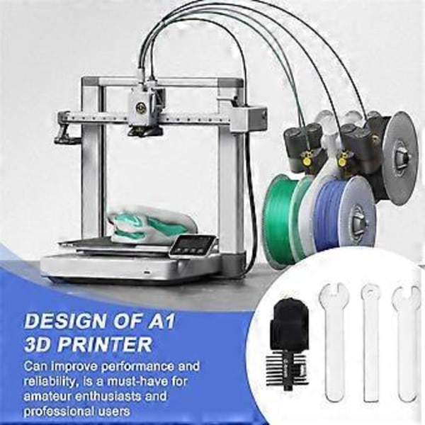 Hotend Kit för A1 Mini Munstycke Hot End Montering 0.4MM Härdat Stål Munstycke för A1 3D-skrivardel