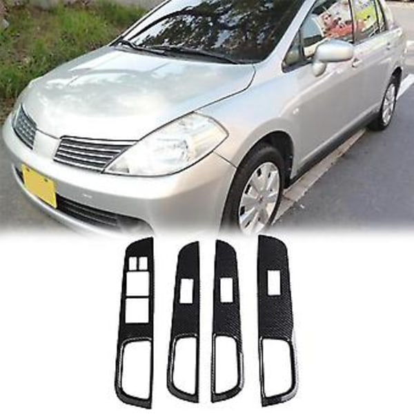Fönsterhiss Knapp Strömbrytare Skydd Trim För Nissan Tiida Rhd 05-10