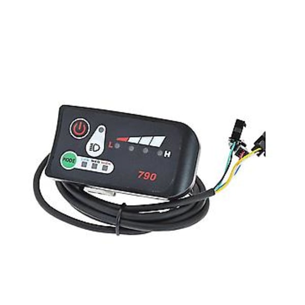 48v Elektrisk Køretøj Elektrisk Cykel Meter LED Display 6 Km Booster Meter 790 Meter