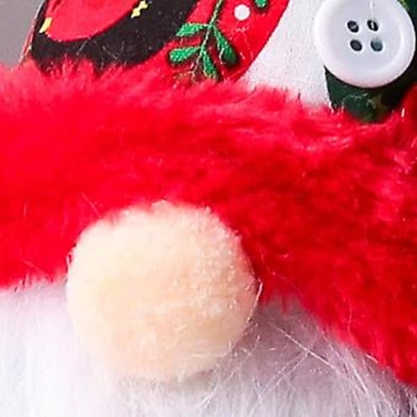 Nyårs R -dimensionell Ansiktslös Docka Råtta Julleksaker Tomte Gnome Prydnader(b)