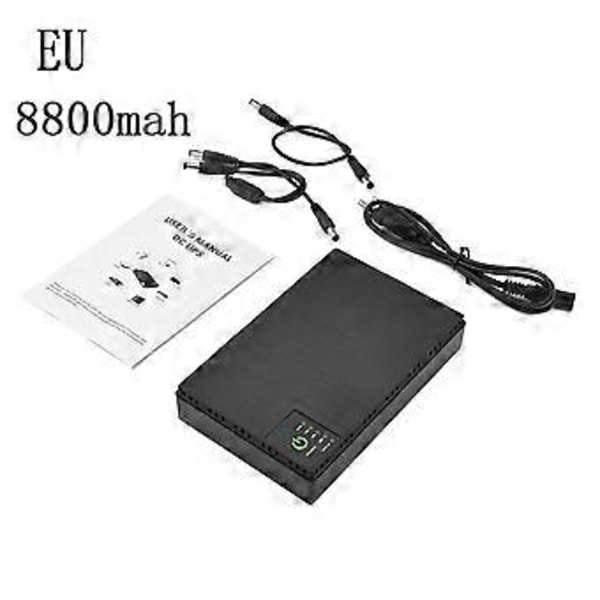 UPS Afbrydelsesfri Strømforsyning Router DC Multi-Port med POE Optisk Kat Mobiltelefon Switch Mini Router B, EU Stik