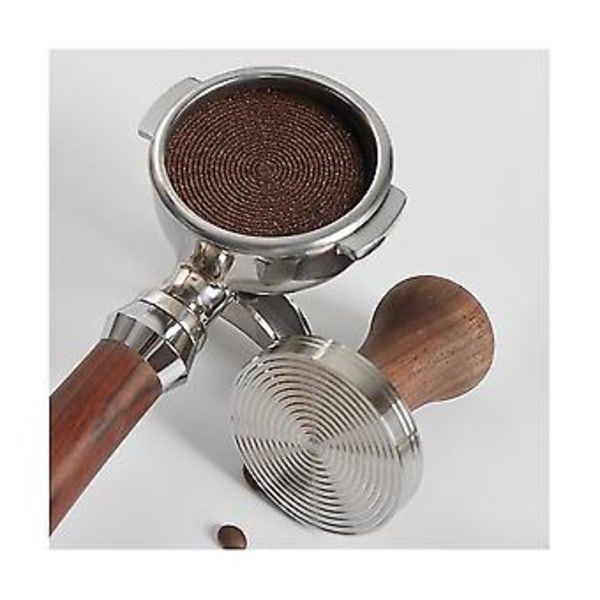 58mm Tamper 304 Rustfritt Stål Flat Trykk Barista Verktøy Kaffe