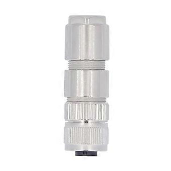 M12 Kobling Rett Type 4 Pin IP67 Vanntett Brannsikker Flammehemmende Luftfartskobling AC50V DC60V