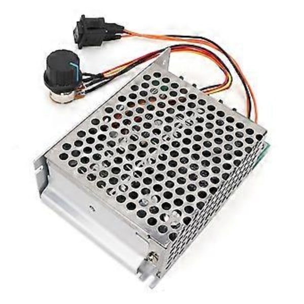 DC Borstmotor Hastighetsregulator CW/CCW Justerbar Hög Effekt 40A DC12V24V36V med Hölje