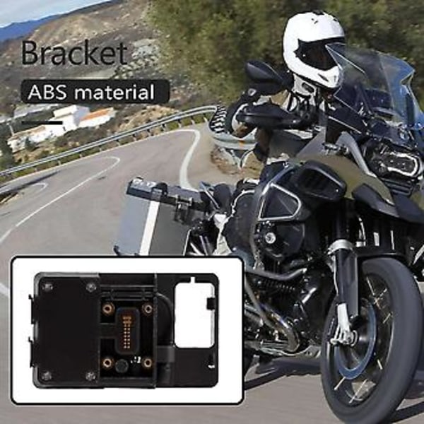 Motorcykel Navigationsbeslag Abs, Mobiltelefon Usb Opladning Sort Holder Til R1200gs F800gs F700gs