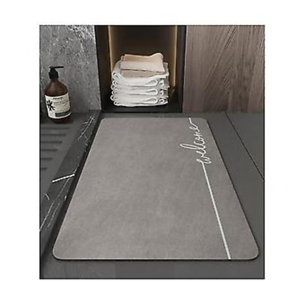 Baderomsmatte Absorberende Sklisikker Baderomsmatte Enkle Sklisikre Gulvmatter Hjem