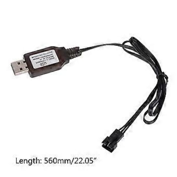 6.4V 2P 7.4V 3P 500mA Laddare Kontakt Leksak Fjärrkontroll Positiv Portabel USB