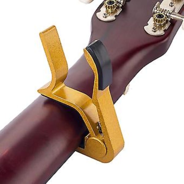 Akustisk/elektrisk/klassisk Guitar Capo af aluminiumslegering, hurtigt skift, sort