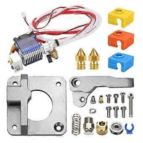 3D-skrivardelar Aluminiumlegering Uppgraderad Extruder Bowden Block CR10 1.75MM Filament Extrudering För MK8 CR-10 Ender-3