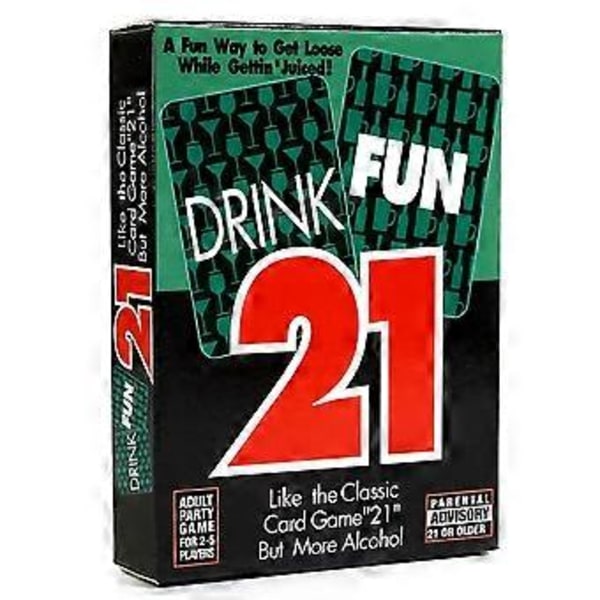 Drink Fun 21 Drikke Kortspill For Voksne Morsomme Voksenspill For & Fester Bursdagsgave & Utdrikningslag