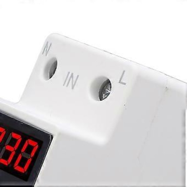 Yli- ja alijännitesuoja, itsestään palautuva suojalaite, säädettävä älykäs virranrajoitusviive AC220V 40A
