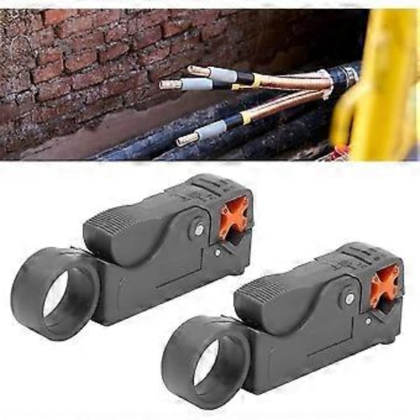 Koaksialkabel Afisoleringsværktøj, Letvægts Wire Stripper Wire Cutter Værktøj Wire Stripper Dobbelt Klinge Design Til Kabel Til Wire Hy