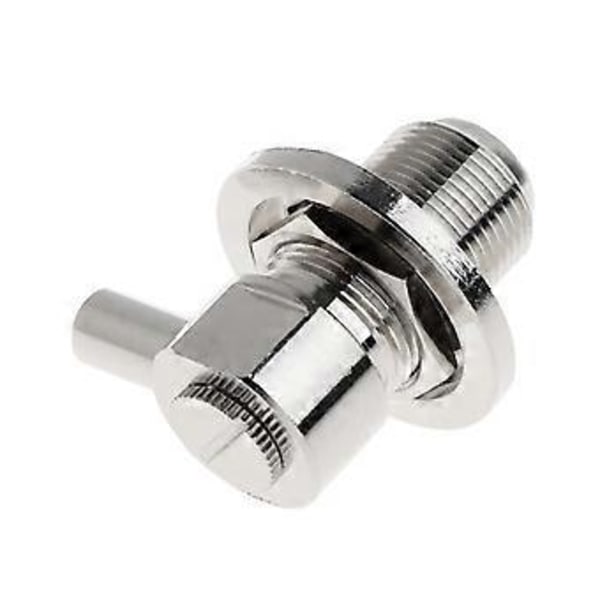 SO239 UHF Hona Högervinkel RF-kontakt För RG58 RG142 LMR195 Koaxialkabel