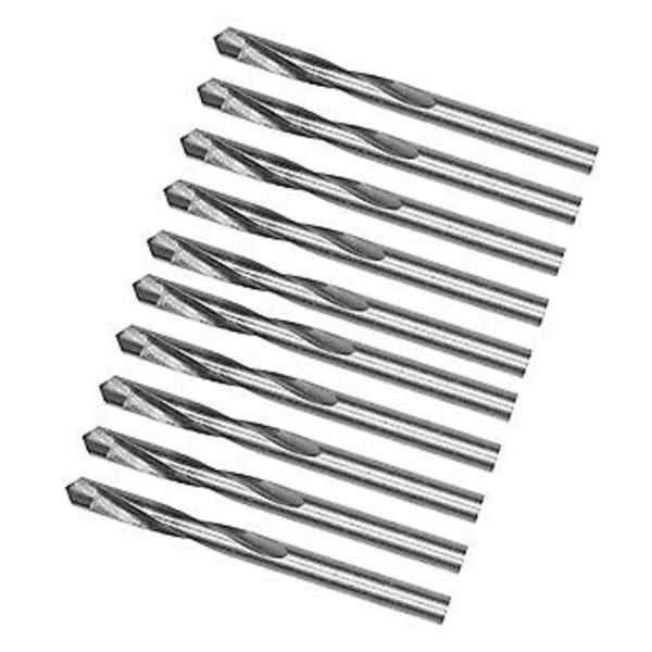 10 stk. Endefraeser Slidstyrke Høj Hårdhed Wolframstål Skarp Kant CNC Router Bits 6,5 mm