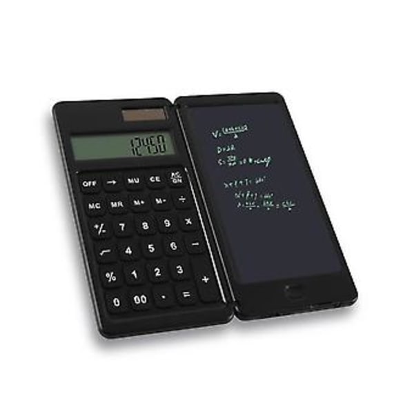 Mini Solcelle Lommeregner Skrive 6,5 Tommer Digital Grafisk LCD Skriveplade Med Stylus Bærbar Lommeregner
