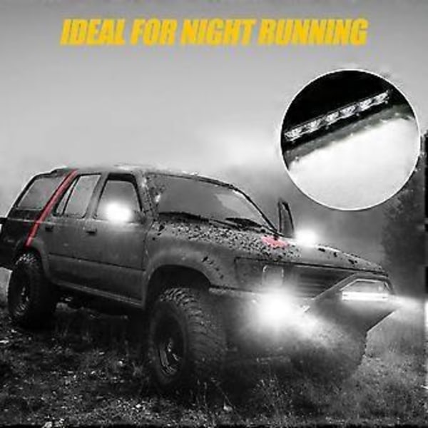 7 Tommer 1800LM 18W Vandtæt Spot Flood Combo Lys Ultra-Slank Enkelt Række Off Road LED Lysbjælke til Lastbiler ATV Både Biler