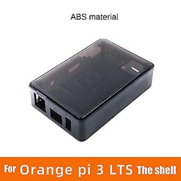 Kotelo Orange Pi 3lts emolevylle, kehityskortin suojakotelo, ABS, musta, läpinäkyvä kuori