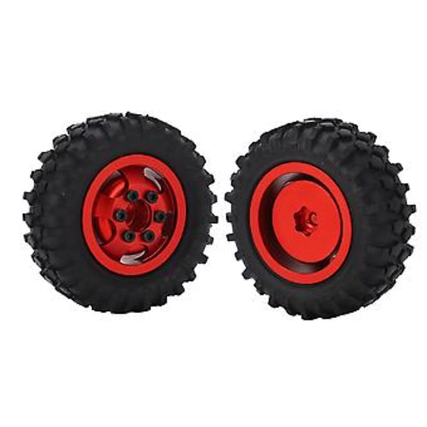 Fælgbane Gummidæk, 2 stk./sæt 55 mm Metalhjul RC Hjul Dæk Metalsæt Markant Udseende