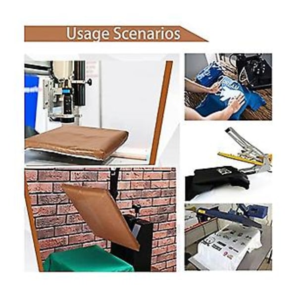 2 stk. Press Plate Wrap Cover, Maurbeskyttelse for beskyttelse av Sublimat Pressi