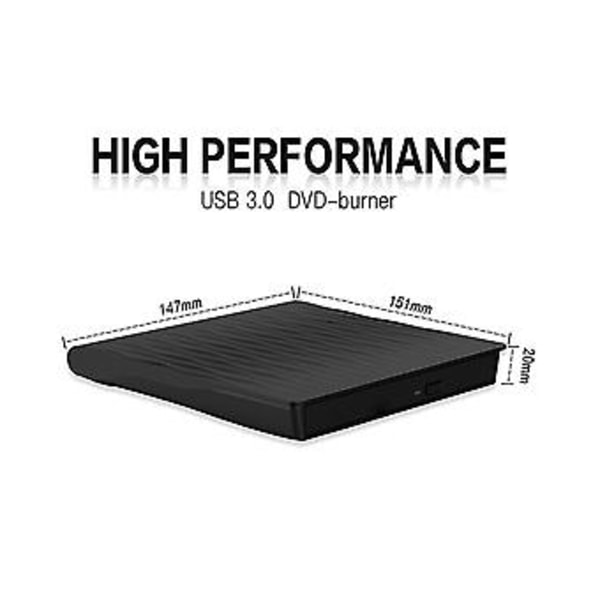 Usb3.0dvd/cd-poltin Ulkoinen Mobiili Type C Ulkoinen Optinen Asema Ulkoinen Asema