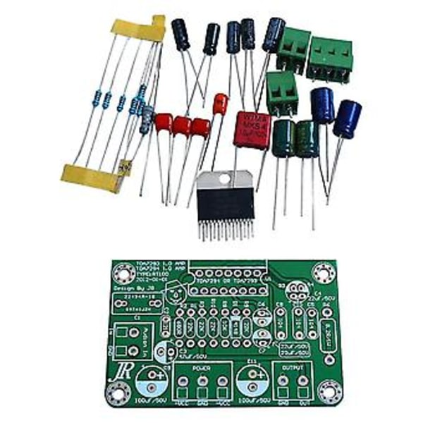 Tda7294 80w 100w Mono Ljudförstärkare Kort Dc30v-40v Kit Passar För Tda7293 Grön