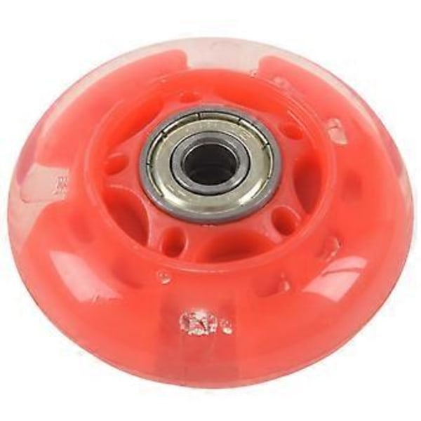 1 par 8 mm dia. 608zz leje inline scooter rulleskøjtehjul rød