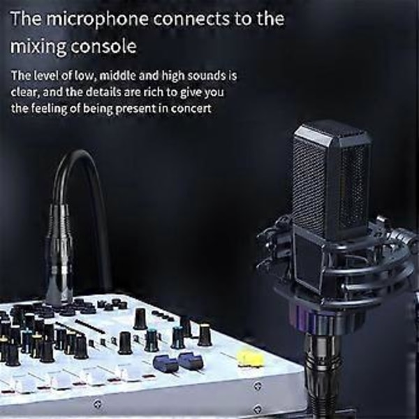 XLR-audiokaapeli Karaoke-mikrofonin äänitykkikaapeli Uros-naaras XLR-kaapeli XLR-jatkojohto Mikrofonikaapeli 1 metri