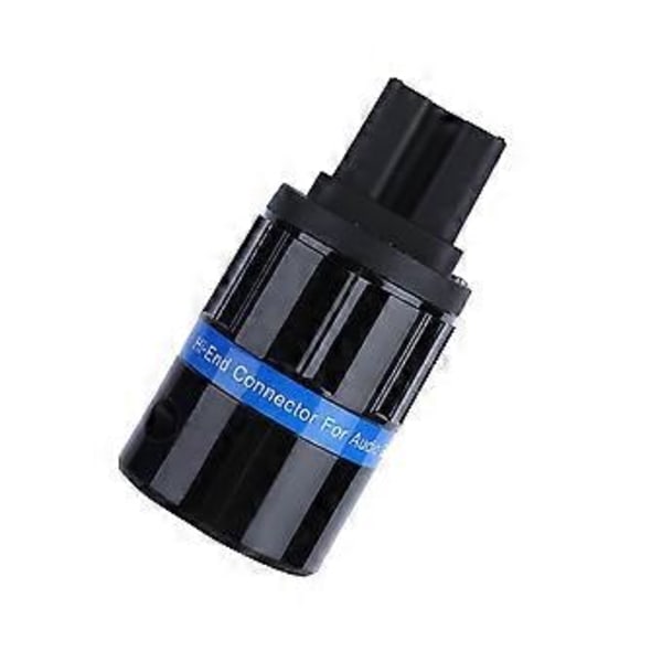 Monoso IEC Stik Ren Kobber 24K Forgyldt AC Strømkabel Konnektor (F104G)