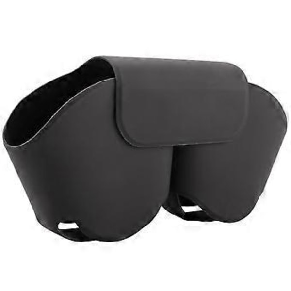 Til Max Headset Høj Kvalitet Praktisk PU Silikone Øretelefon Taske Anti Rids Beskyttende Cover Pung, Sort