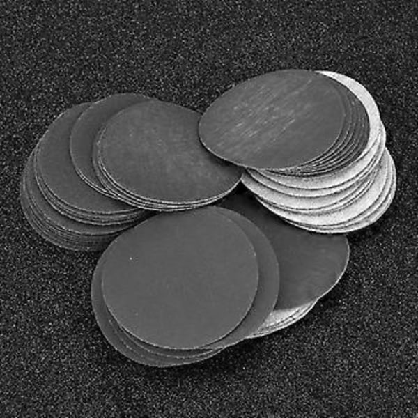 50 st Kardborre 50mm Slippapper Slippolering Papper Pads Abrasivt Sandpapper (#400)