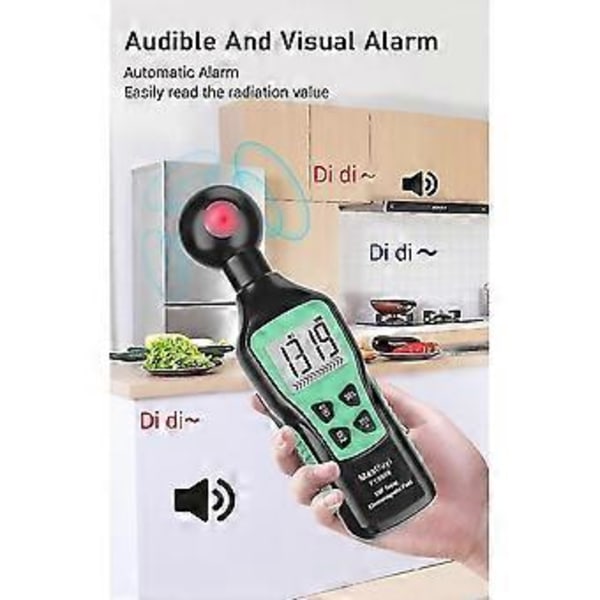 Mastfuyi FY8809 EMF Meter Digital Elektromagnetisk Felt Tester Håndholdt Elektrisk Felt Stråling
