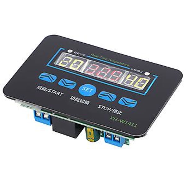 3 Fönster Display Temperaturkontroller -19-99℃ Termostatmodul för Luftkonditioneringssystem 12V