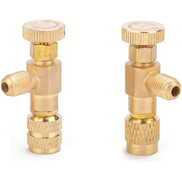Sikkerhedsventil til aircondition-køleventil R410a R22 Flydende sikkerhedsventiladapter til kølemiddelstyreventil til aircondition-flowventil
