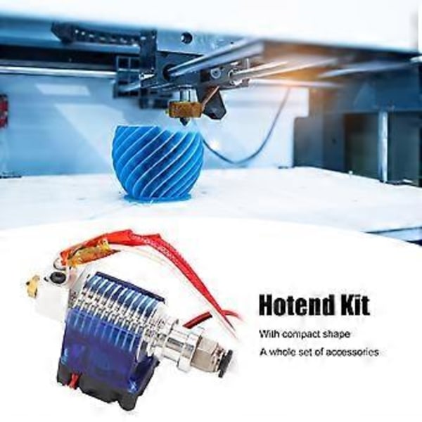 3D-skriverdel Hotend Kit Ekstruder Fjernterminalsett 1,75 mm/0,07 tommer 0,4 mm/0,02 tommer for V6