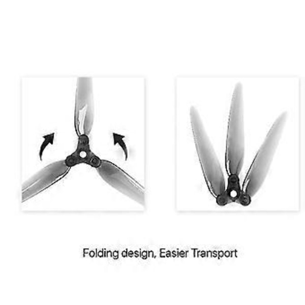 2 Par 7 Tommer Foldbar Propel 3 Blade Højeffektivt Propelsystem til Langdistance RC FPV Drone Dele