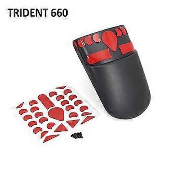 Nytt För Trident660 Motorcykeltillbehör Främre Stänkskärm Bakre Förlängare Passar För Trident 660 2021-