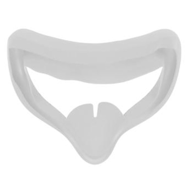 VR Glasögon Silikon Ögonmask för Oculus Quest 2 Andningsbar Anti-Svett VR Skyddande Skydd Vit