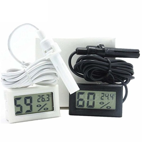 Mini Digital Beehive Sensor Electronic Counting Thermometer Hygrometer Bee Device Black White Random